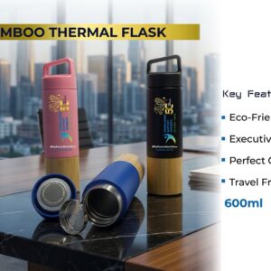 Bamboo Thermal Flask - JC024PG